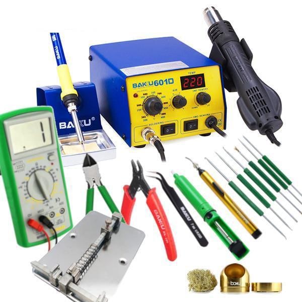 BAKU: Complete Soldering Kit, 10 PC SET